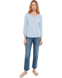 Garment Dye Tees - V-Neck 3/4 Sleeve Tee