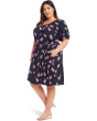 Plus Size Tiered Short Dress