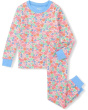 Hatley Kids Хлопковый пижамный комплект с причудливыми цветами (для малышей / Маленьких детей / больших детей)