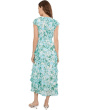 Ruffle Wrap Midi Dress