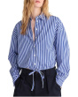 Madewell Женская рубашка из поплина на завязках и пуговицах