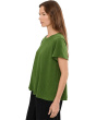 Organic Cotton Slubby Jersey Crew Neck Top
