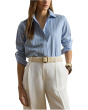 Petite Classic Fit Striped Broadcloth Shirt