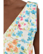 Floral Bow Strap A-Line Dress