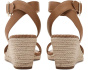 Fainel Ankle Strap Espadrille Wedge Sandals