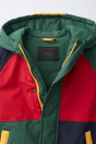 Zara СТЕГАНАЯ КУРТКА С ВОДООТТАЛКИВАЮЩИМИ ЦВЕТНЫМИ БЛОКАМИ БОЛЬШЕГО РАЗМЕРА