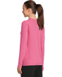 Long Sleeve Bias Crew Neck