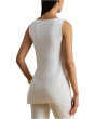 Rib-Knit Sleeveless Sweater