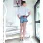 LEVI’S Фирменные женские джинсовые шорты 501*Оригинальный светло-голубой цвет