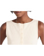 Ribbed Crewneck Shell Top