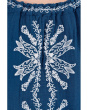 3/4 Sleeve Woven Top with Embroidery