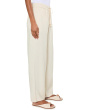 Mid-Rise Pull-On Drawstring Waistband Wide Leg Pants 30in Inseam