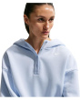 Sportswear Phoenix Fleece Oversized Crop Henley Hoodie