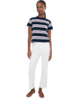 Shy Girl High-rise Crop Flare In Lamb Vintage