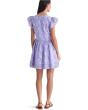 Flutter Sleeve Pintuck Dress