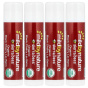 Mild By Nature, Sierra Bees™, органические бальзамы для губ, черешня, упаковка из 4 шт. по 4.25 г (0,15 унции)