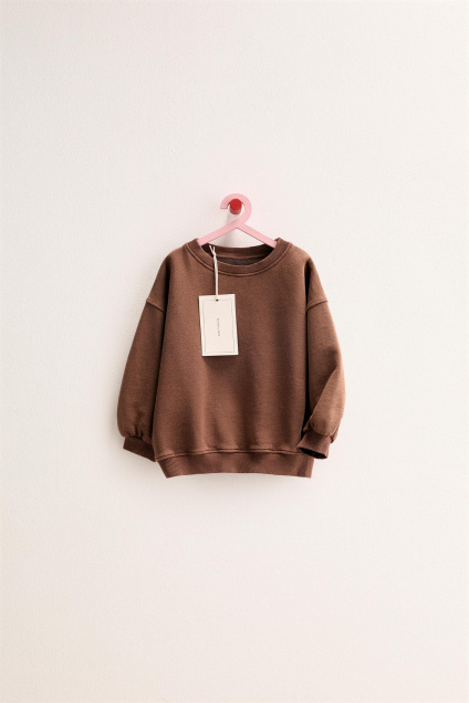 Zara ВНЕВРЕМЕННАЯ ОДНОТОННАЯ ТОЛСТОВКА 517613905-717-18