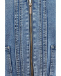 Genevieve Zip Front Jacket With Slant Pockets