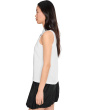 Ottoman Solid Mock Turtle Sleeveless