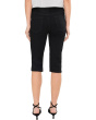 Mid-rise Stretch Denim Capri With Slit