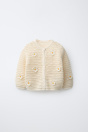 Zara КАРДИГАН С КРЮЧКОМ И ГУСИНЫМИ ЦВЕТАМИ 526731299-712-6