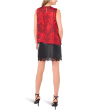 Tank w/ Draped Neck and Center Front Pleat