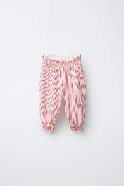 Zara СПОРТИВНЫЕ ШТАНЫ В ПОЛОСКУ 513935150-067-6