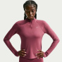Nike Женский топ для бега Pacer с длинным рукавом на молнии 1/2