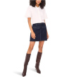 Flutter Sleeve Collar Button-Down