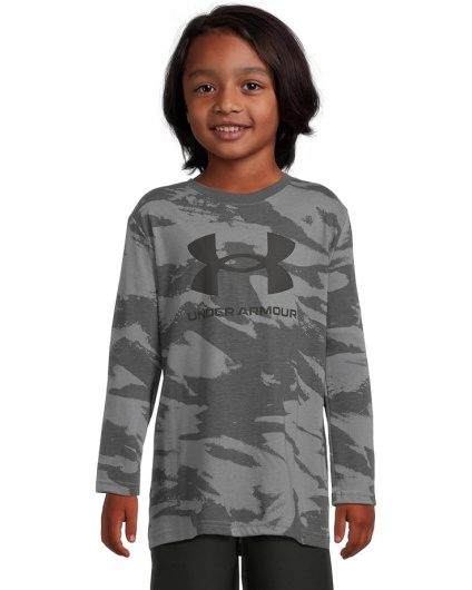 Under Armour Kids Матовая камуфляжная футболка (для больших детей)