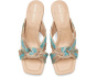 Knotted Heeled Sandal