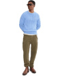 Cable-Knit Cotton Sweater