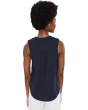 Ava Gauze Button Tank