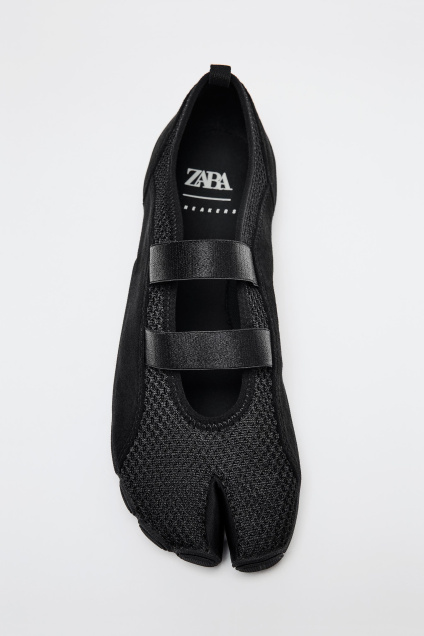 Zara БАЛЕРИНА С ЭЛАСТИЧНЫМИ РЕМЕШКАМИ 502245980-800-35