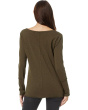 Long Sleeve Wide Neck V-Neck Tunic