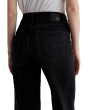 Saige Mid Rise Wide Leg Jeans in Glasgow