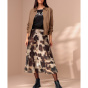 Blouson mit Gummizugbund, braun