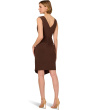 Jersey Buckle Sheath Dress