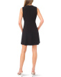 Contrast Bow Front Mini Dress