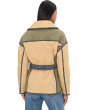 Quilted Wrap Jacket With Belt