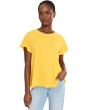 Organic Cotton Slubby Jersey Crew Neck Top