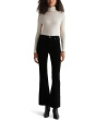 Farrah Mid Rise Bootcut Jeans in Super Black