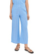 Petite Fairfield Wide Leg Gauze Ankle Pants
