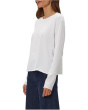 Aiko Crew Neck Rolled Edge Tee