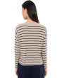 Petite Organic Linen Cotton Jewel Neck Sweater