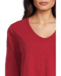 Garment Dye Tees - Long Sleeve V-Neck Knit Top