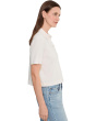 Elbow Sleeve Button Down Tee