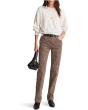 Longline Straight Jean in Dark Mocha