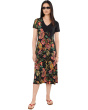 The Janie Favorite V-Neck Cap Sleeve Dress - Valley
