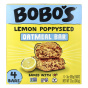Bobos Oat Bars, Лимонный мак, 4 батончика по 85 г (3 унции)
